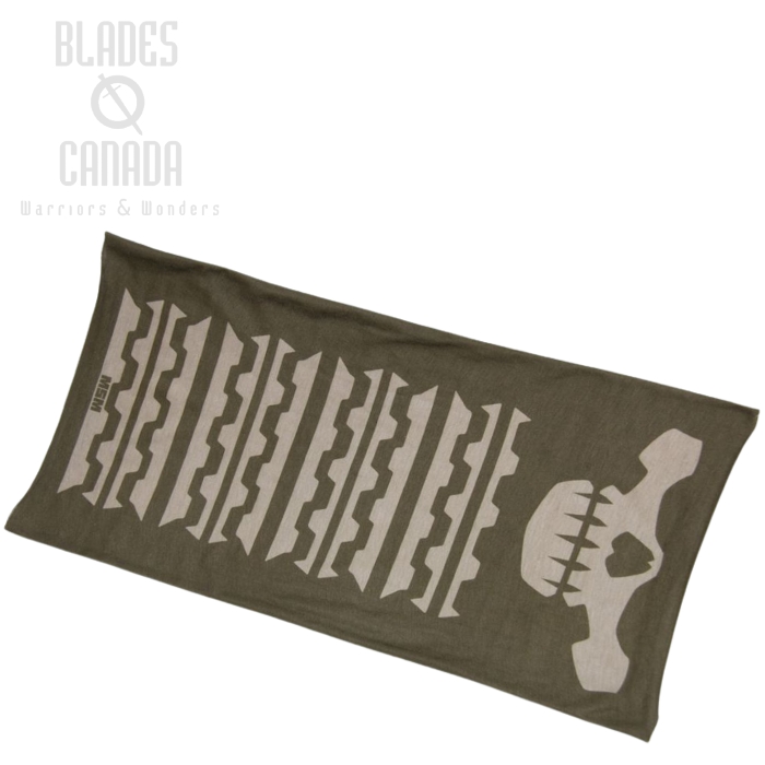 Mil-Spec Monkey Wrap, Skull Mask Multi-Wrap - Brown